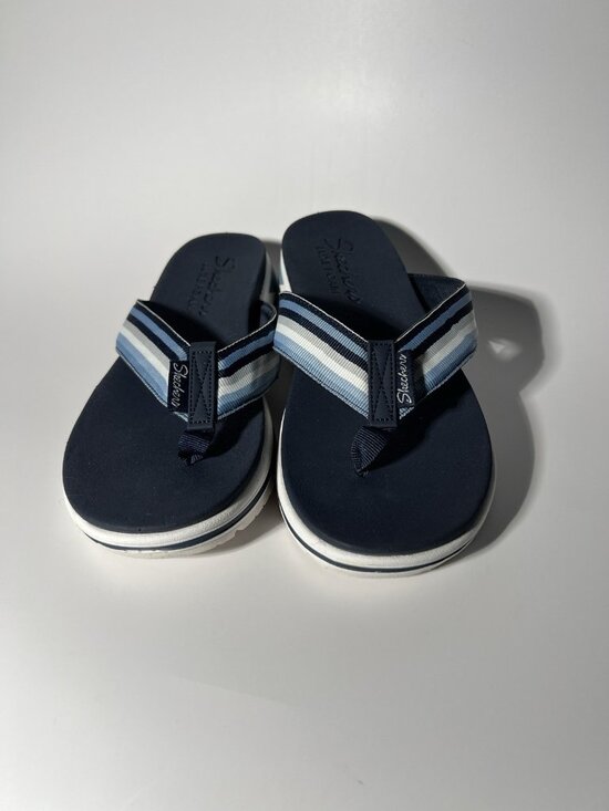 Skechers Shoes - Skechers 163200 Integrades Navy Thong Sandals Women’s 7M